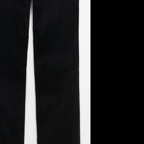 Gap Girls Black  Cotton Capri Trousers Size 12 Years  Regular Button
