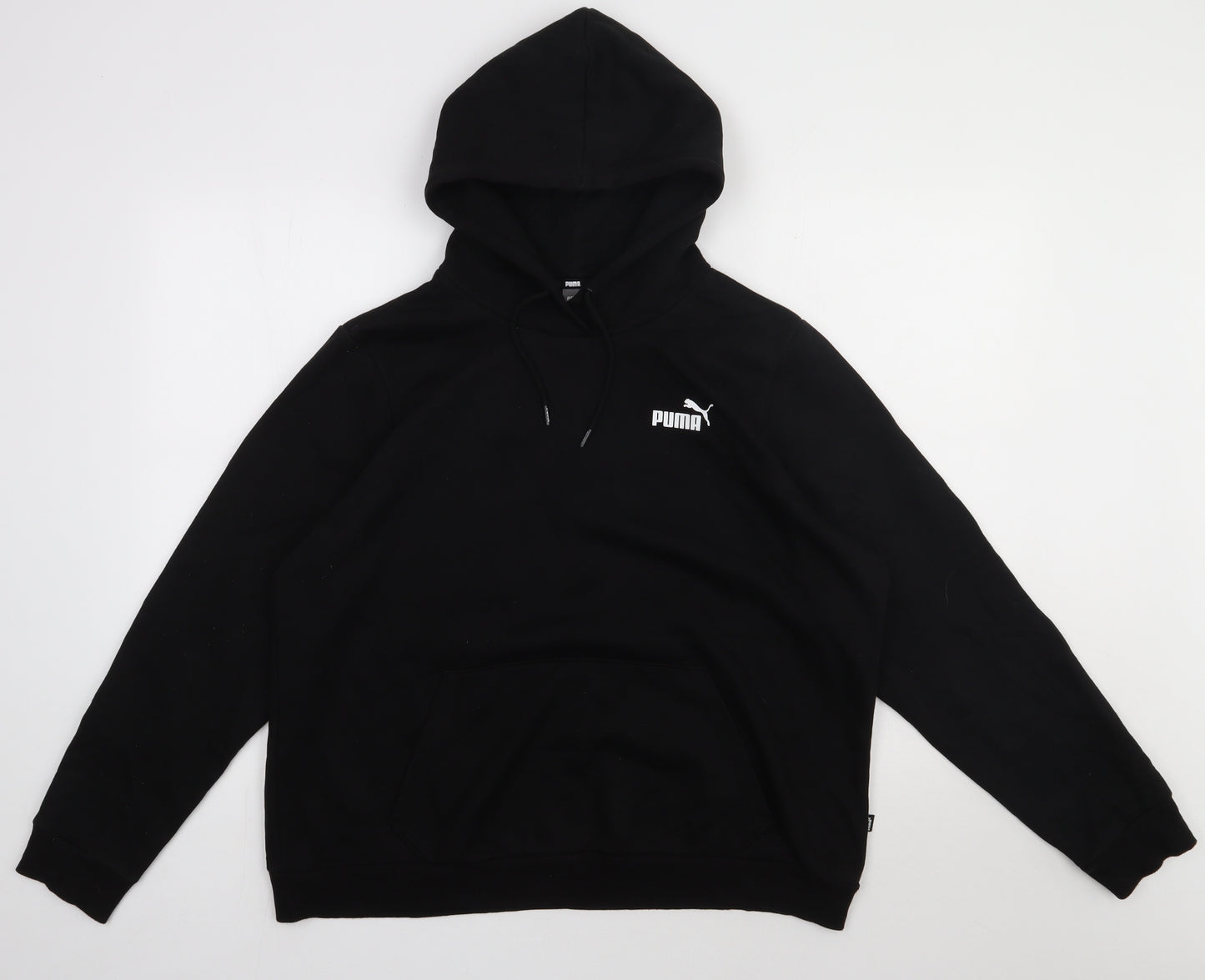 ouma Mens Black  Cotton Pullover Hoodie Size 2XL