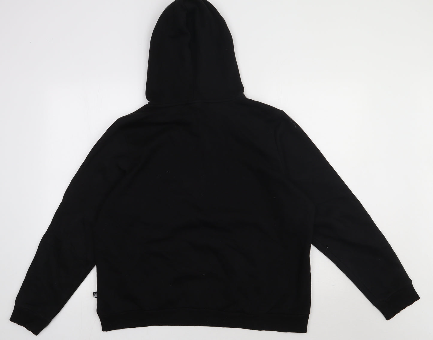 ouma Mens Black  Cotton Pullover Hoodie Size 2XL
