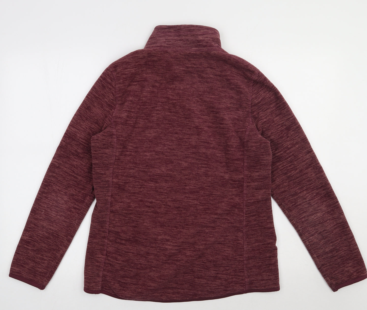 Matalan Womens Purple  Polyester Full Zip Sweatshirt Size M  Zip