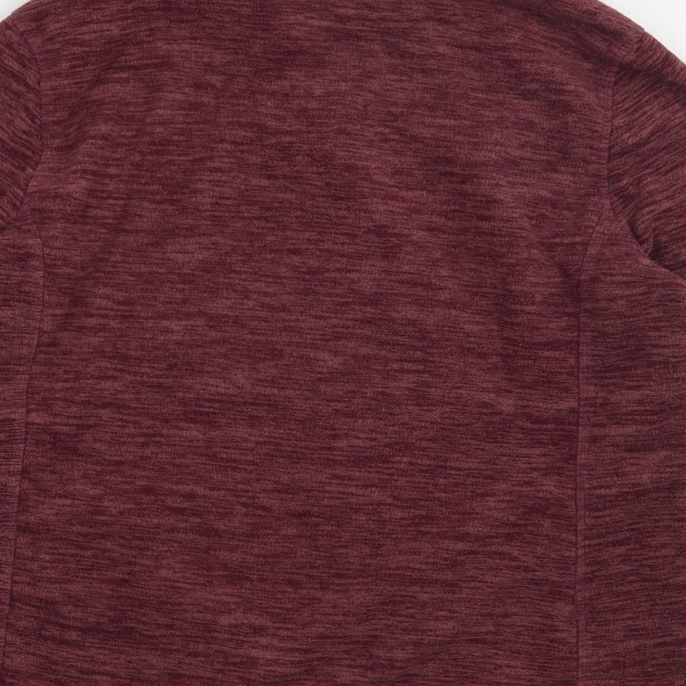 Matalan Womens Purple  Polyester Full Zip Sweatshirt Size M  Zip