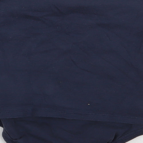 Lupilu Baby Blue Geometric Cotton Babygrow One-Piece Size 6-9 Months  Buckle