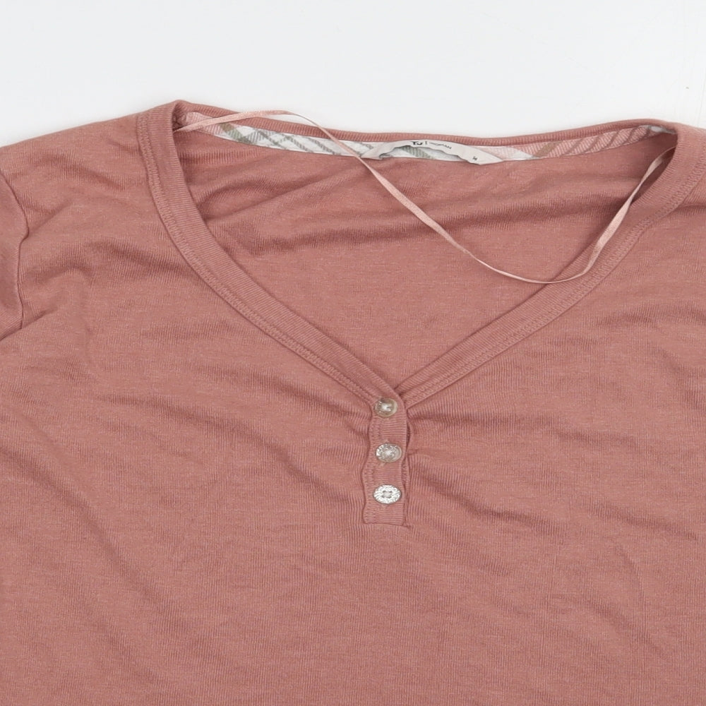 sainsburys Womens Pink  Cotton Pullover Sweatshirt Size 14  Pullover