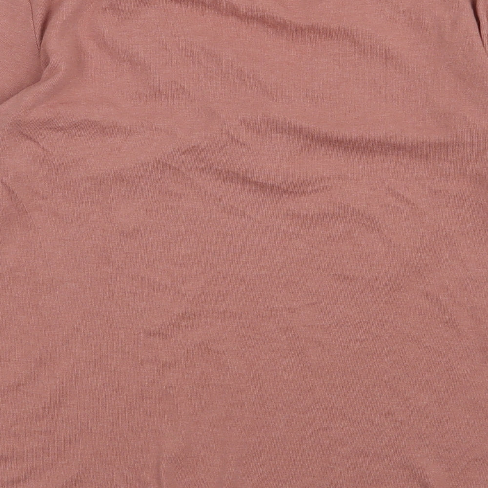 sainsburys Womens Pink  Cotton Pullover Sweatshirt Size 14  Pullover