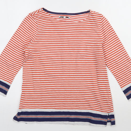 NEXT Womens Orange  Cotton Pullover Sweatshirt Size 10  Pullover