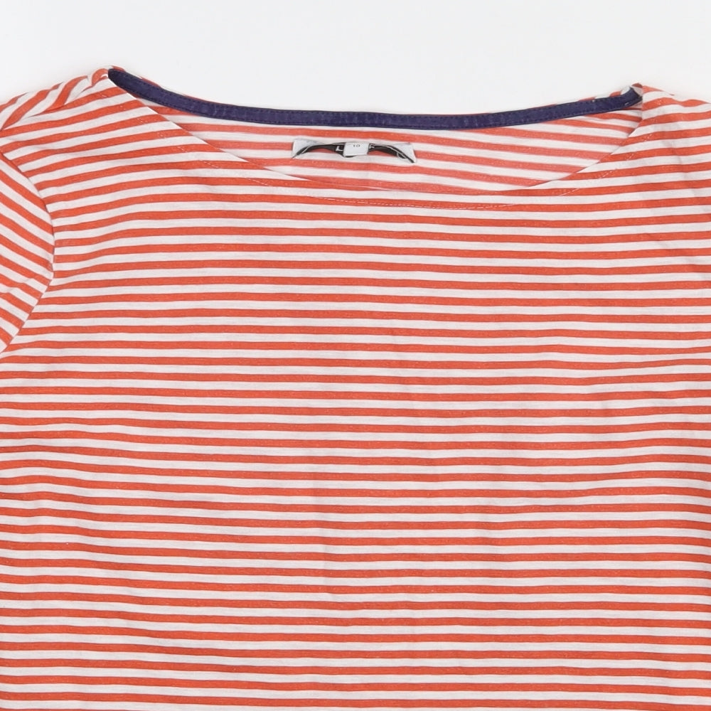 NEXT Womens Orange  Cotton Pullover Sweatshirt Size 10  Pullover