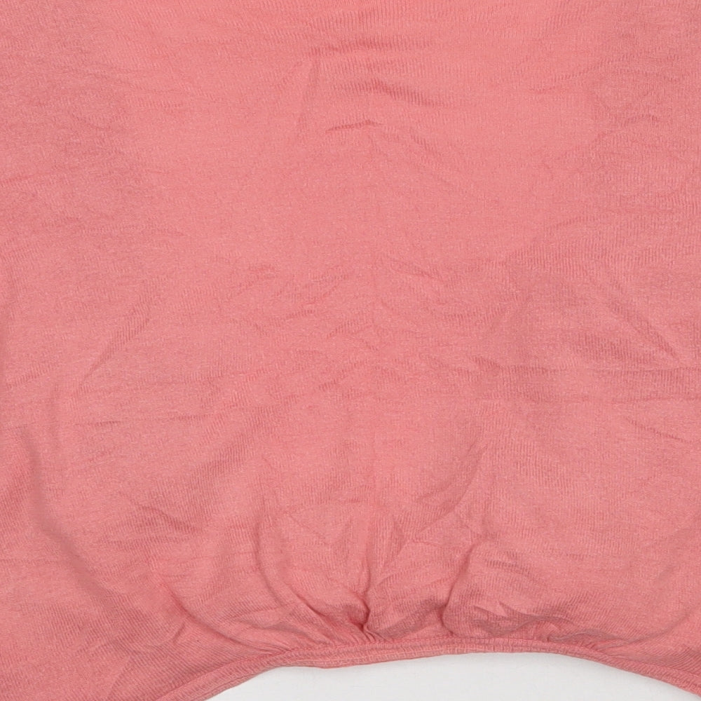 NEXT Womens Pink V-Neck  Cotton Cardigan Jumper Size 10