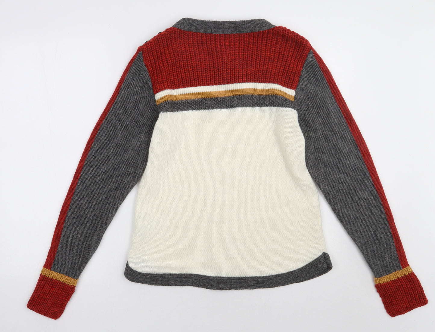 NEXT Womens Multicoloured  Acrylic Pullover Sweatshirt Size 12  Pullover