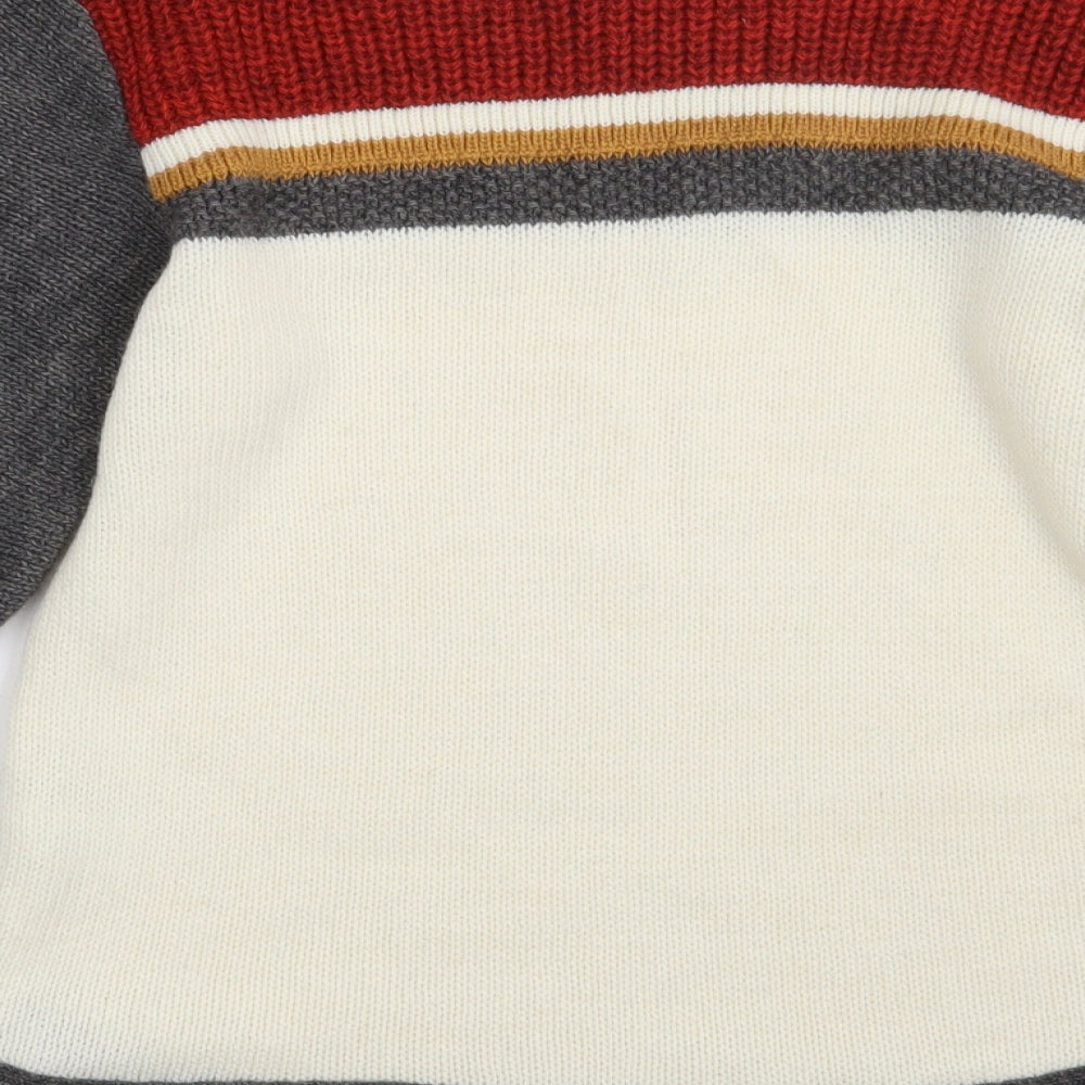 NEXT Womens Multicoloured  Acrylic Pullover Sweatshirt Size 12  Pullover