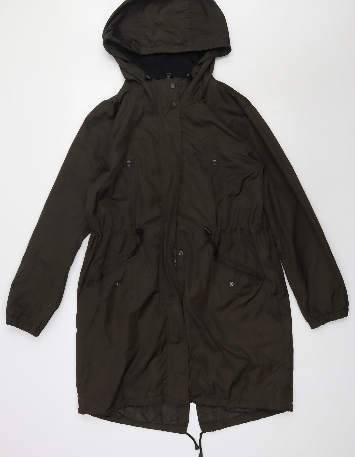 Primark Womens Green   Windbreaker Jacket Size 14  Zip