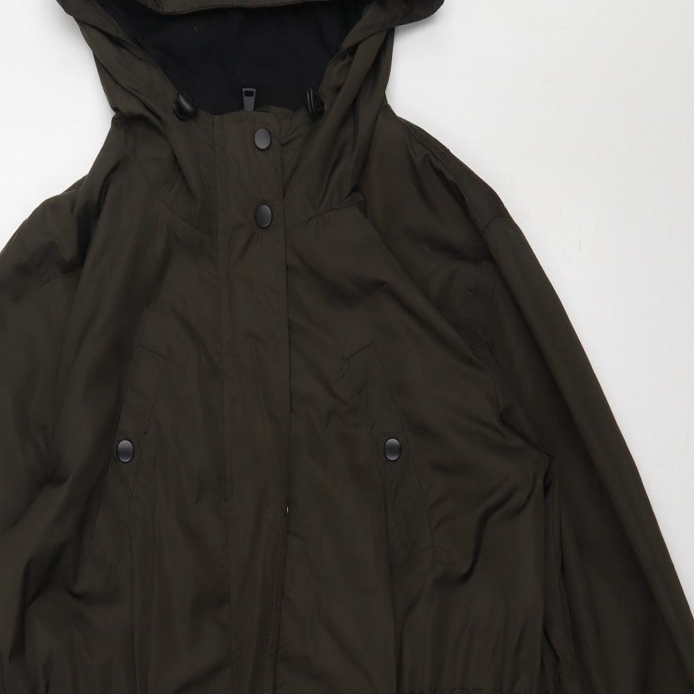 Primark Womens Green   Windbreaker Jacket Size 14  Zip