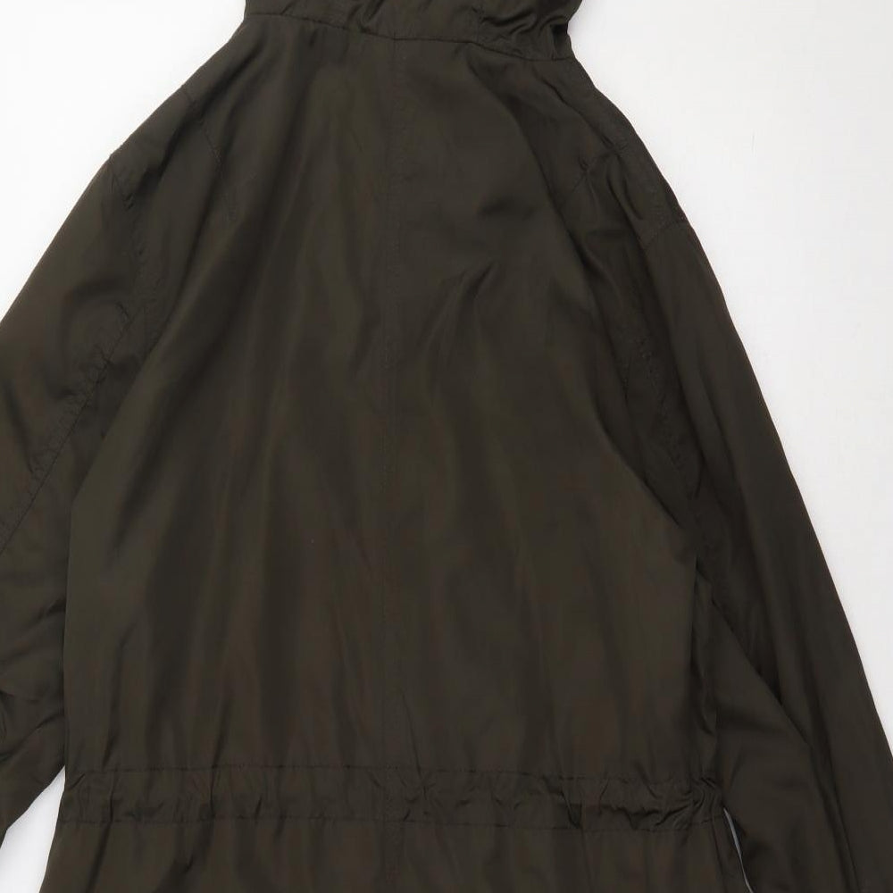 Primark Womens Green   Windbreaker Jacket Size 14  Zip