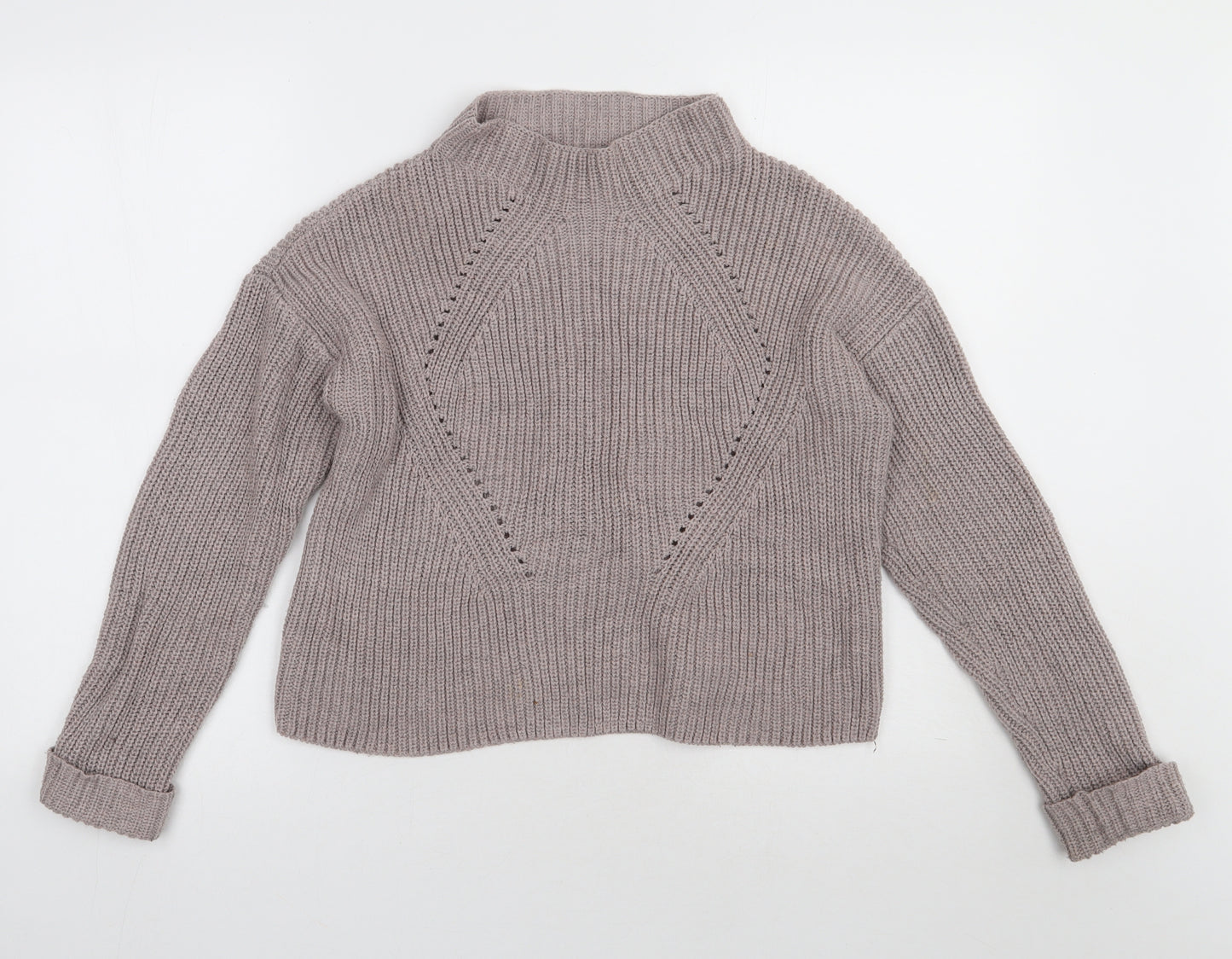 Matalan Womens Grey  Acrylic Pullover Sweatshirt Size 14  Pullover
