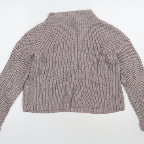 Matalan Womens Grey  Acrylic Pullover Sweatshirt Size 14  Pullover