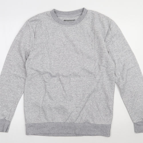 Primark Mens Grey  Cotton Pullover Sweatshirt Size M
