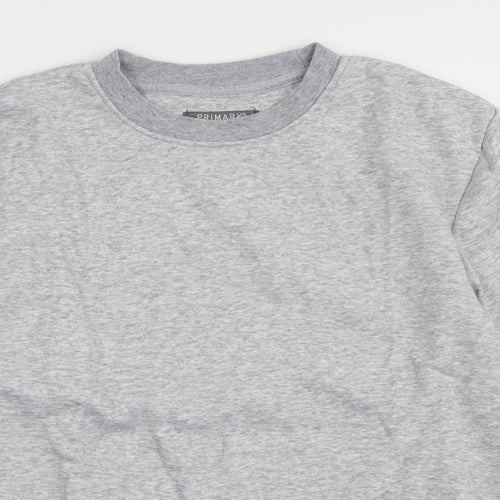Primark Mens Grey  Cotton Pullover Sweatshirt Size M