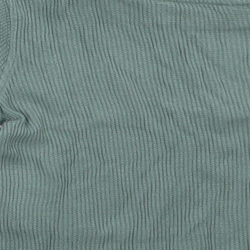 Matalan Boys Green  Cotton Basic Casual Size 12-18 Months Crew Neck Pullover