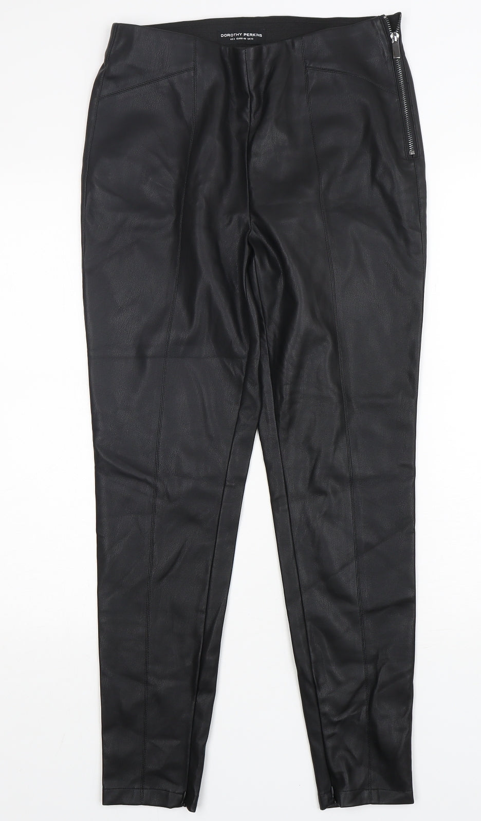 Dorothy Perkins Womens Black  Polyester Jegging Jeans Size 12 L29 in Regular