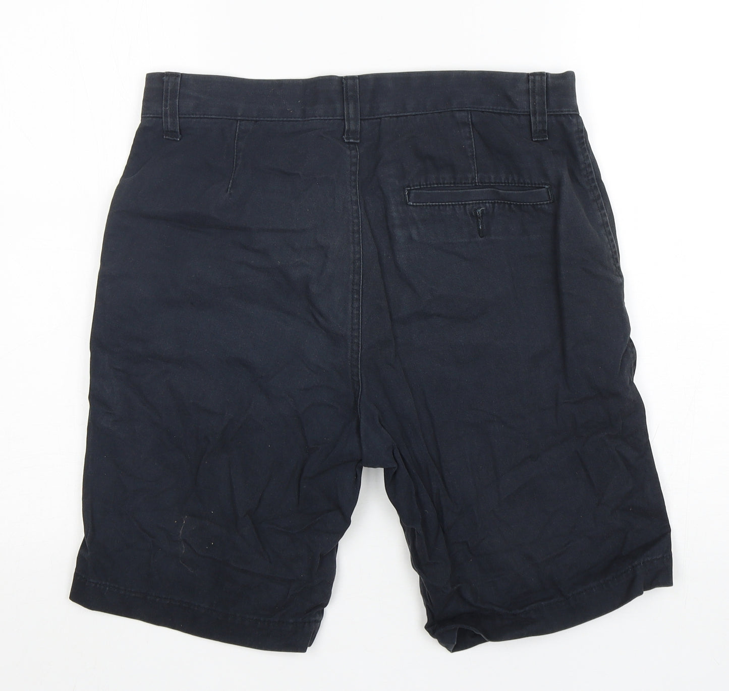 George Mens Blue  Cotton Chino Shorts Size 30 L9 in Regular