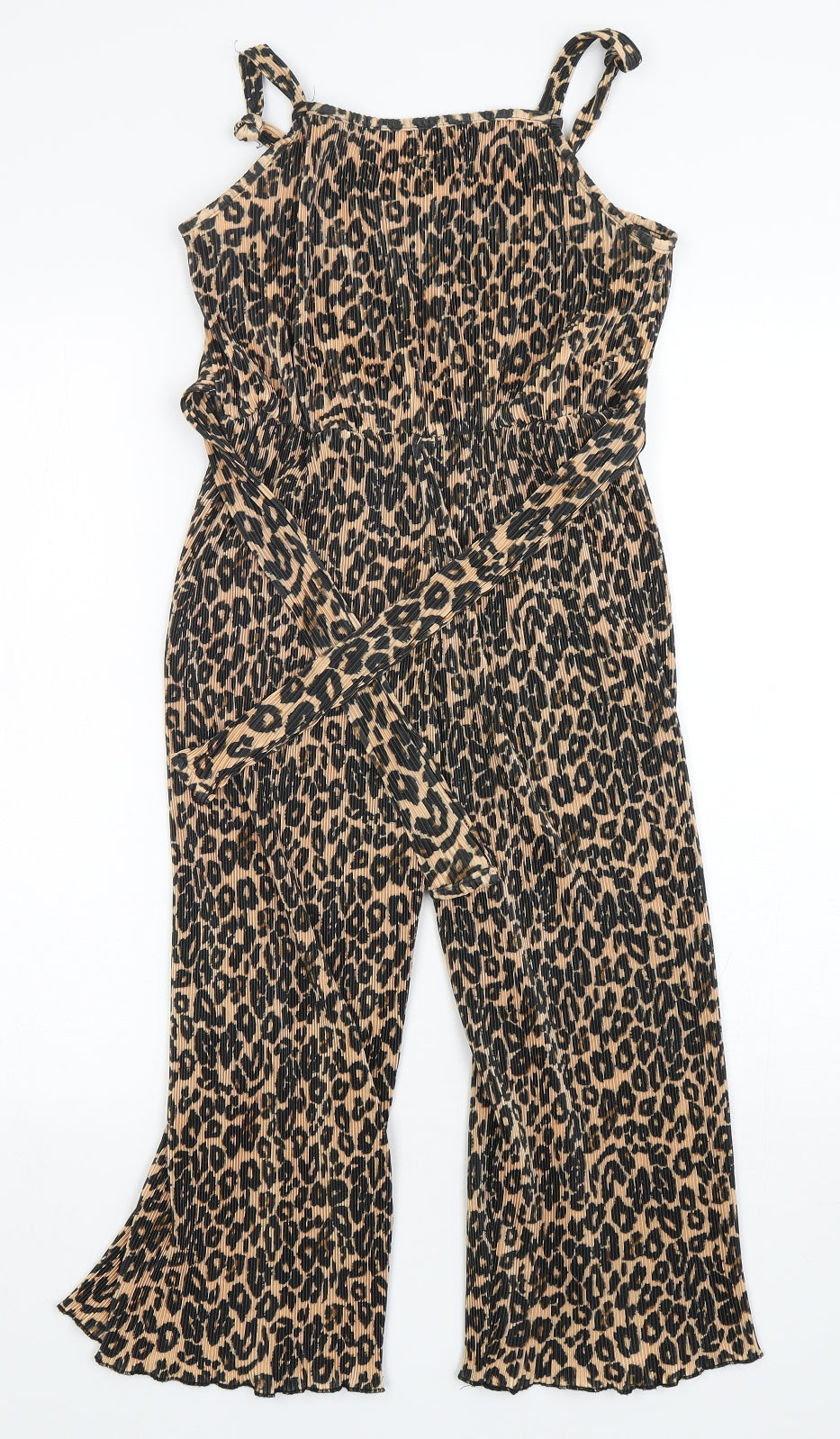 Primark Girls Multicoloured Animal Print Polyester Playsuit One-Piece Size 11-12 Years