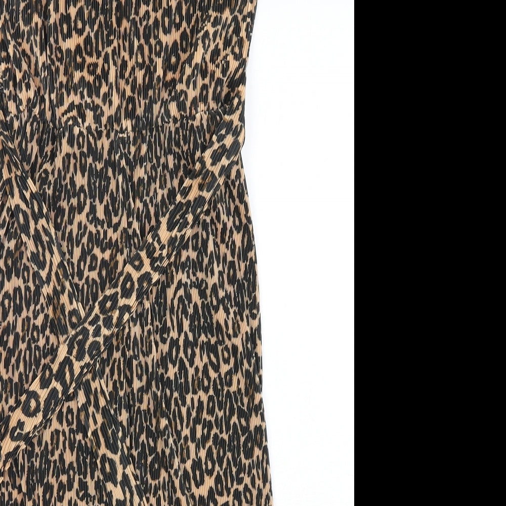 Primark Girls Multicoloured Animal Print Polyester Playsuit One-Piece Size 11-12 Years