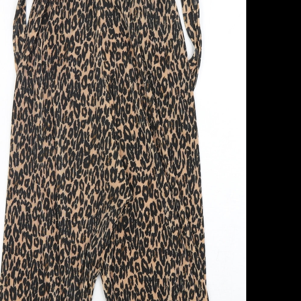 Primark Girls Multicoloured Animal Print Polyester Playsuit One-Piece Size 11-12 Years