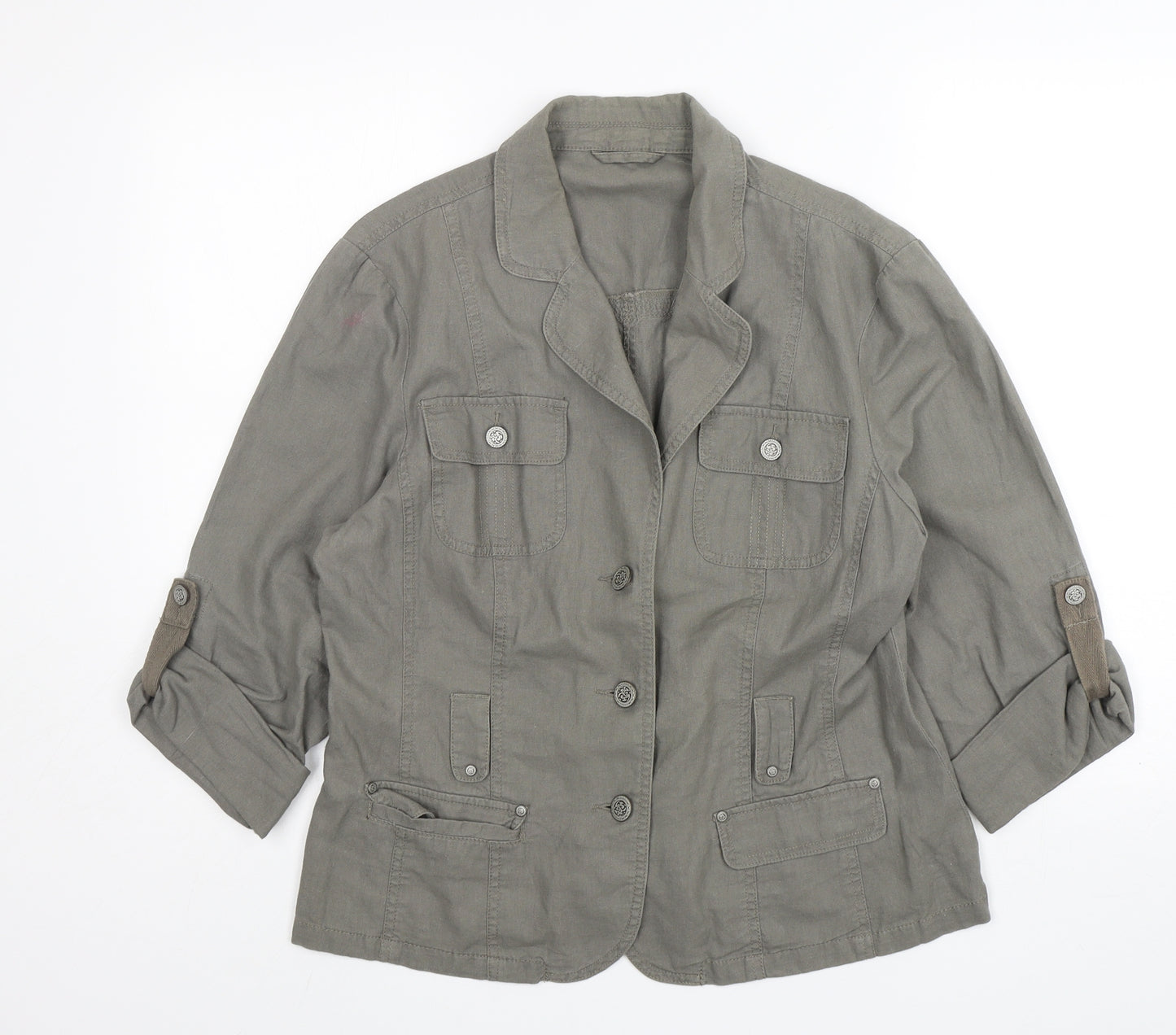 Dorothy Perkins Womens Grey   Jacket  Size 16