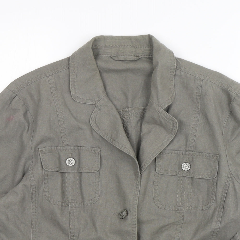Dorothy Perkins Womens Grey   Jacket  Size 16