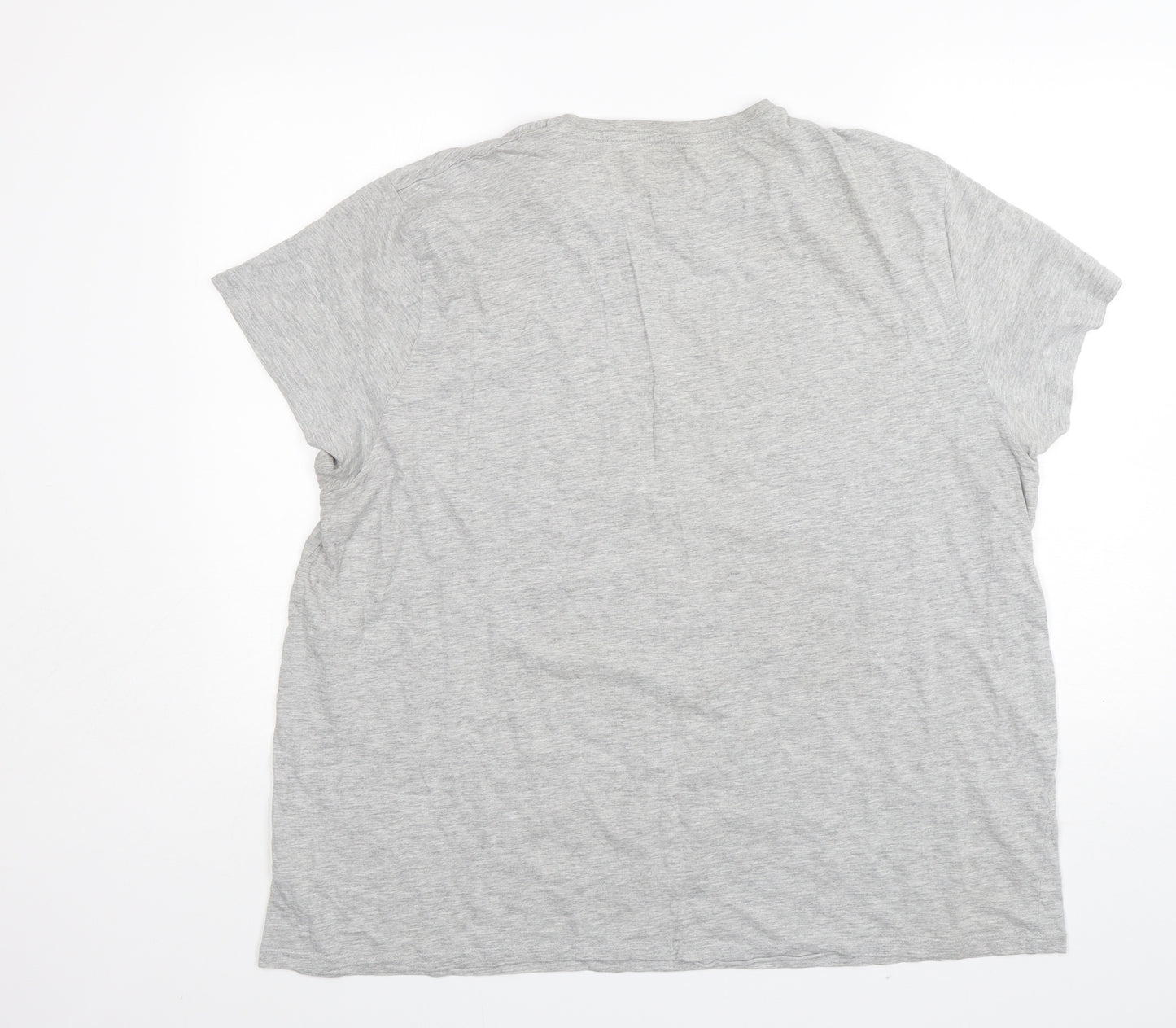 Primark Mens Grey  Cotton  T-Shirt Size 2XL Round Neck  - Muhammad Ali