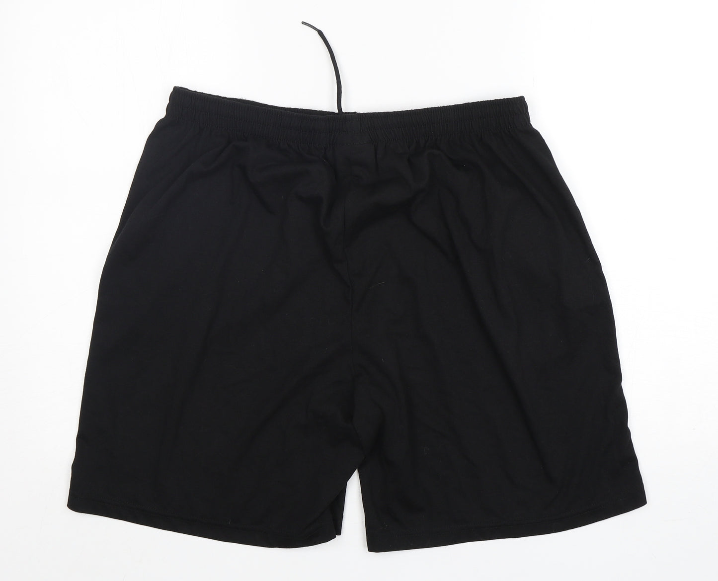 Slazenger Mens Black  Cotton Sweat Shorts Size 2XL L8 in Regular