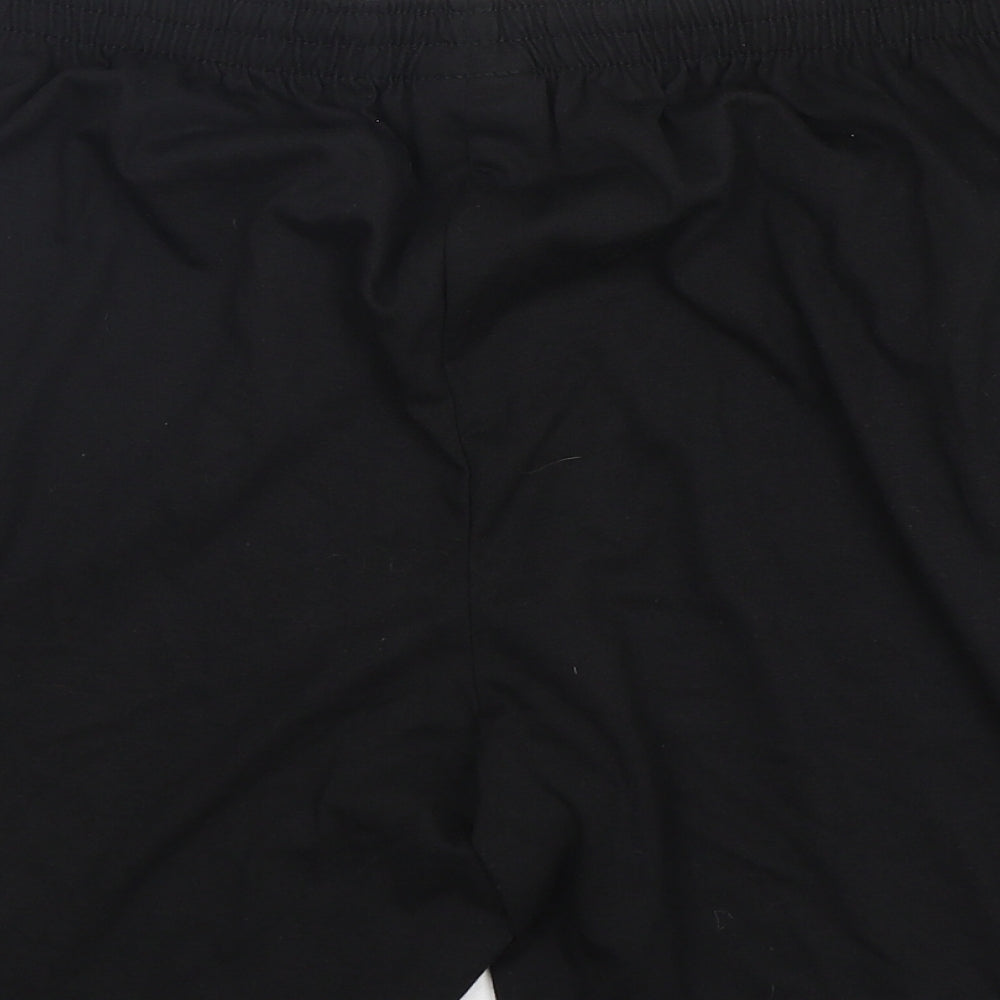 Slazenger Mens Black  Cotton Sweat Shorts Size 2XL L8 in Regular