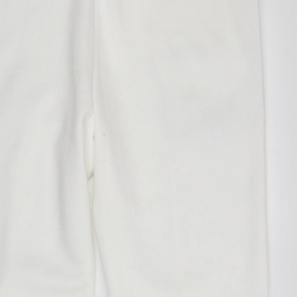 Primark Mens White  Cotton Sweatpants Trousers Size 2XL L29 in Slim