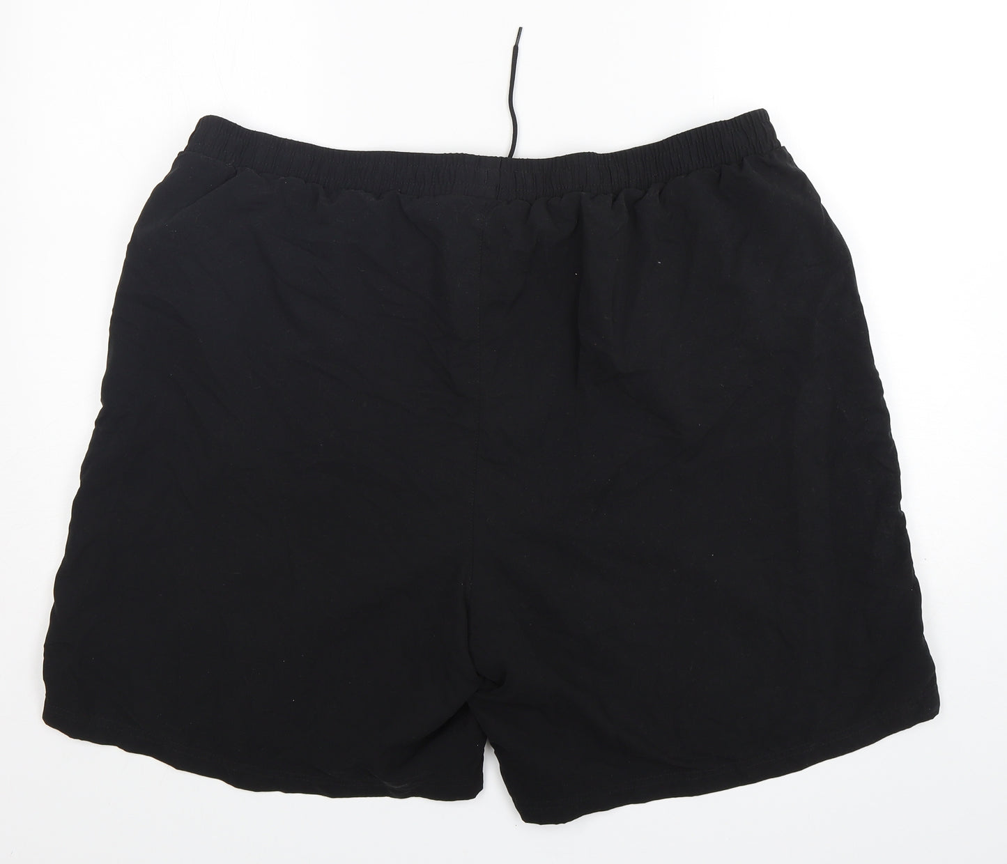 Slazenger Mens Black  Polyester Athletic Shorts Size 4XL L7 in Regular