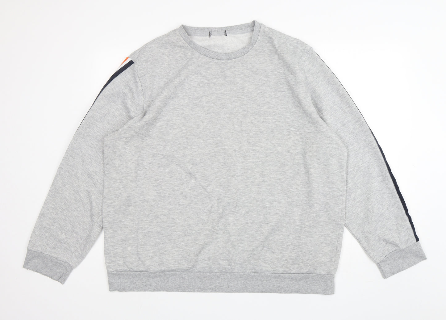 Primark Mens Grey  Cotton Pullover Sweatshirt Size 2XL