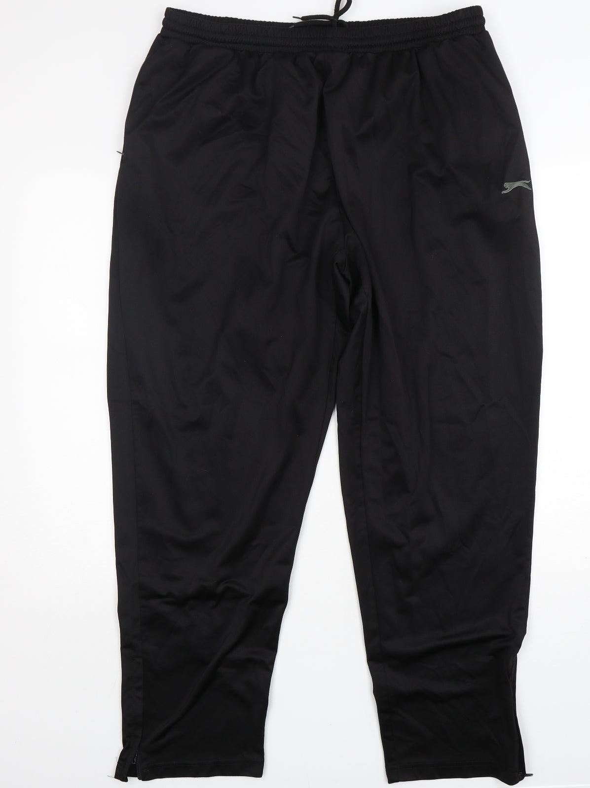 Slazenger Mens Black  Polyester Jogger Trousers Size 4XL L30 in Regular
