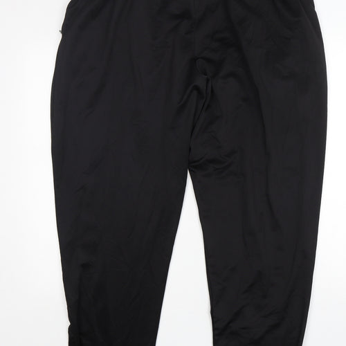 Slazenger Mens Black  Polyester Jogger Trousers Size 4XL L30 in Regular