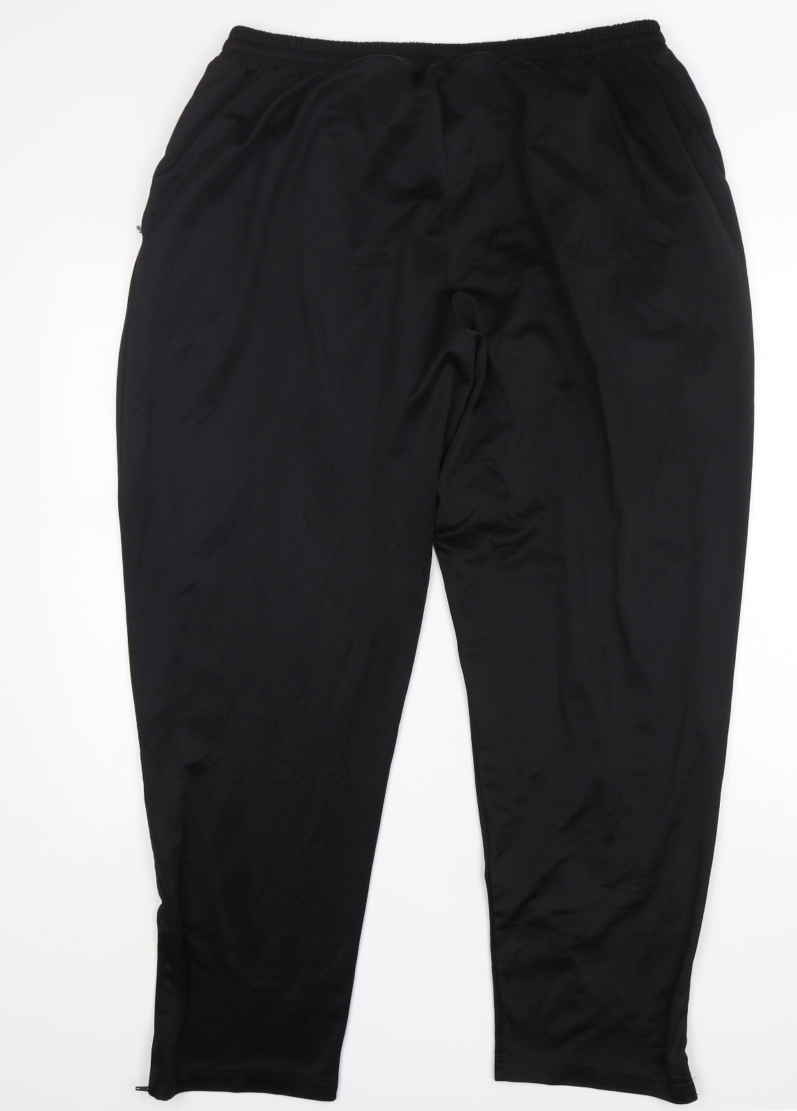 Slazenger Mens Black  Polyester Jogger Trousers Size 4XL L30 in Regular
