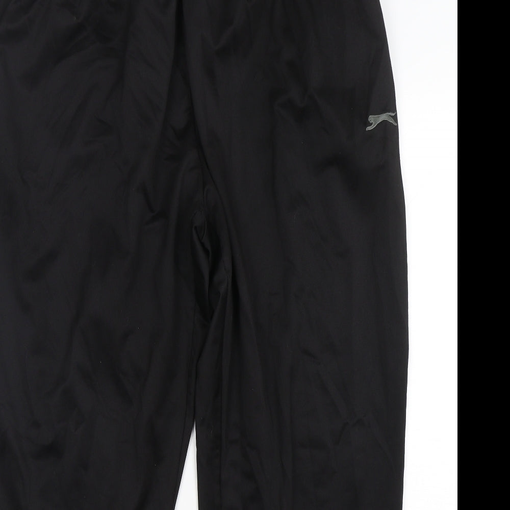 Slazenger Mens Black  Polyester Jogger Trousers Size 4XL L30 in Regular
