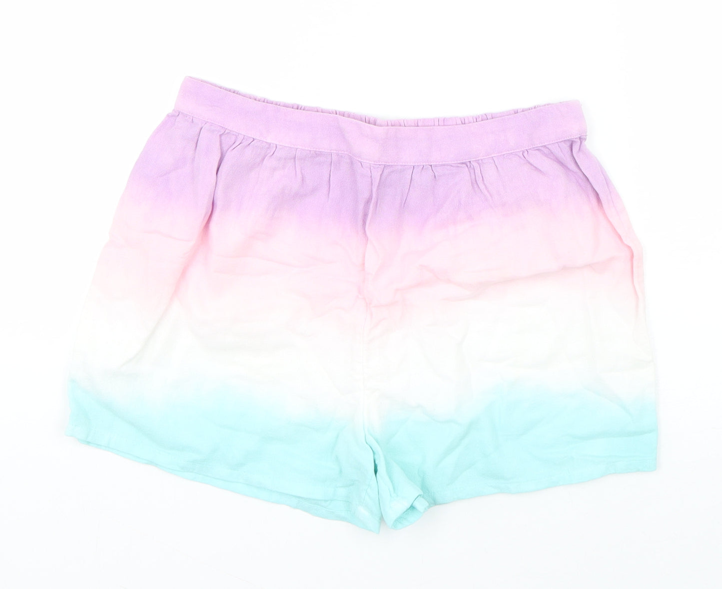 TU Girls Multicoloured Striped Cotton Sweat Shorts Size 12 Years  Regular