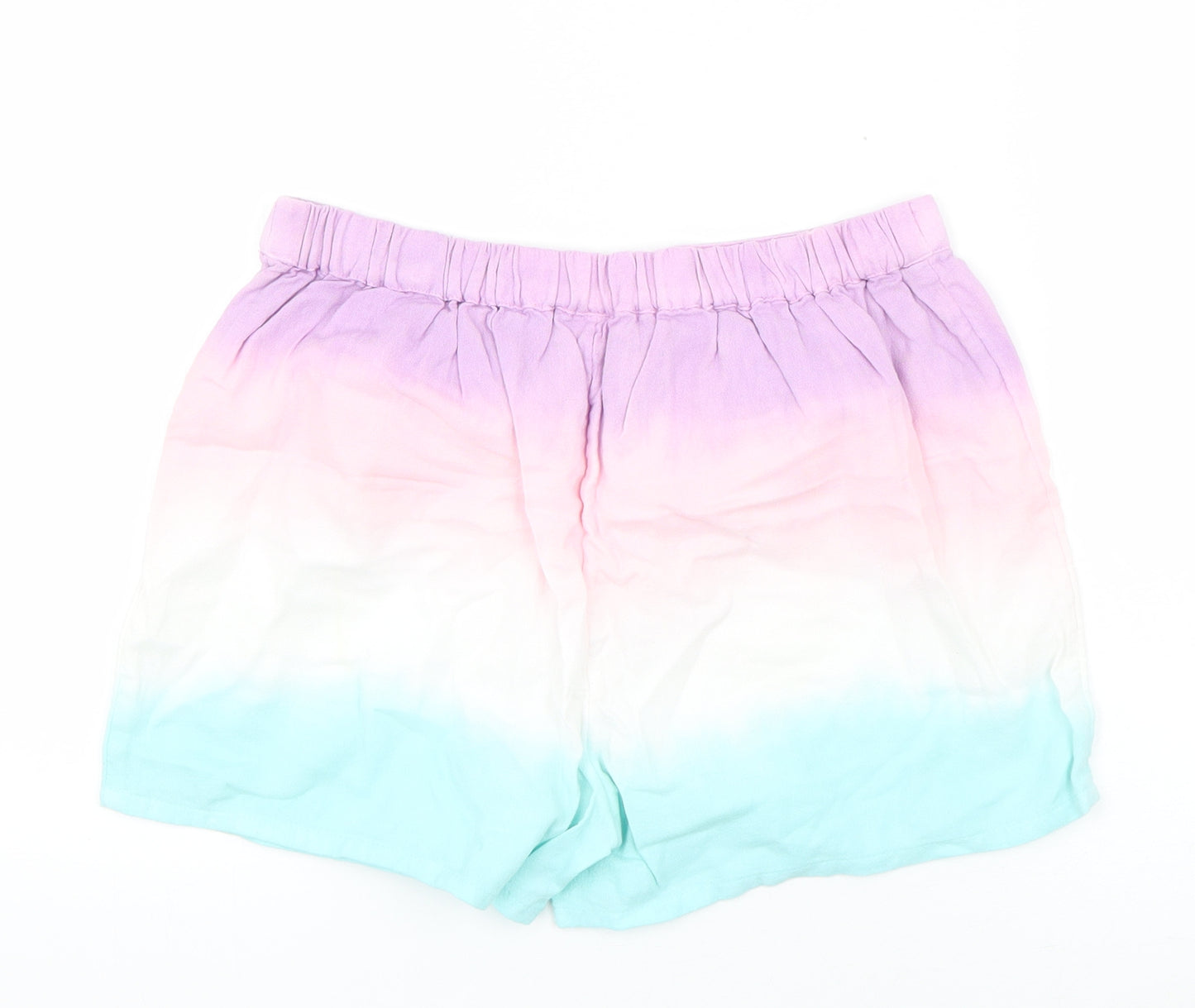 TU Girls Multicoloured Striped Cotton Sweat Shorts Size 12 Years  Regular