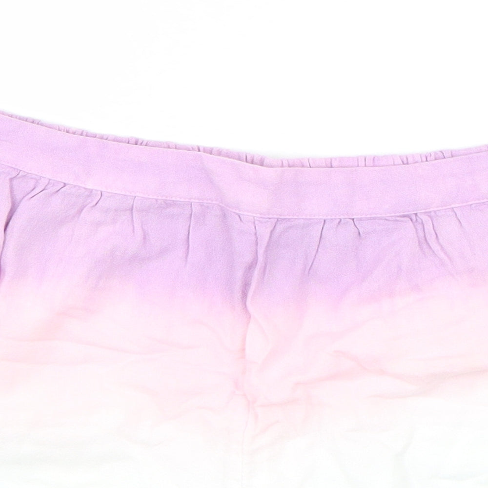 TU Girls Multicoloured Striped Cotton Sweat Shorts Size 12 Years  Regular
