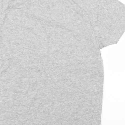 Primark Boys Grey  Cotton Basic T-Shirt Size S Round Neck Pullover