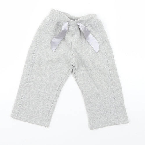 Early Days Boys Grey  Cotton Jogger Trousers Size 6-9 Months  Drawstring