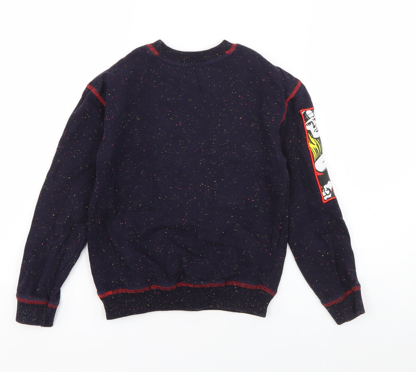 George Boys Blue  Cotton Pullover Sweatshirt Size 6-7 Years  Pullover