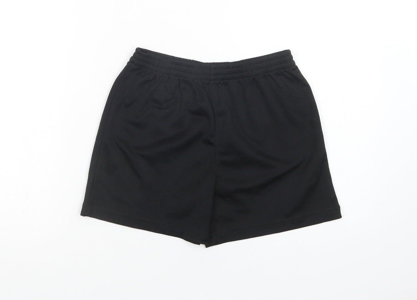 George Boys Black  Polyester Sweat Shorts Size 8-9 Years  Regular Drawstring - School Wear
