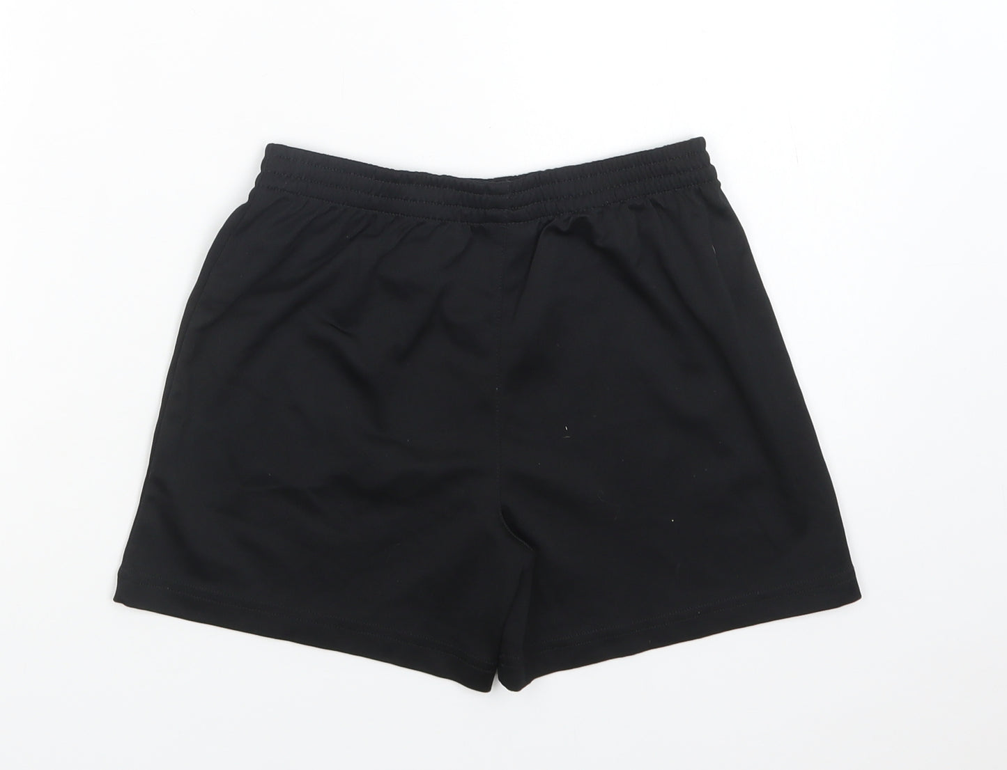George Boys Black  Polyester Sweat Shorts Size 8-9 Years  Regular Drawstring - School Wear