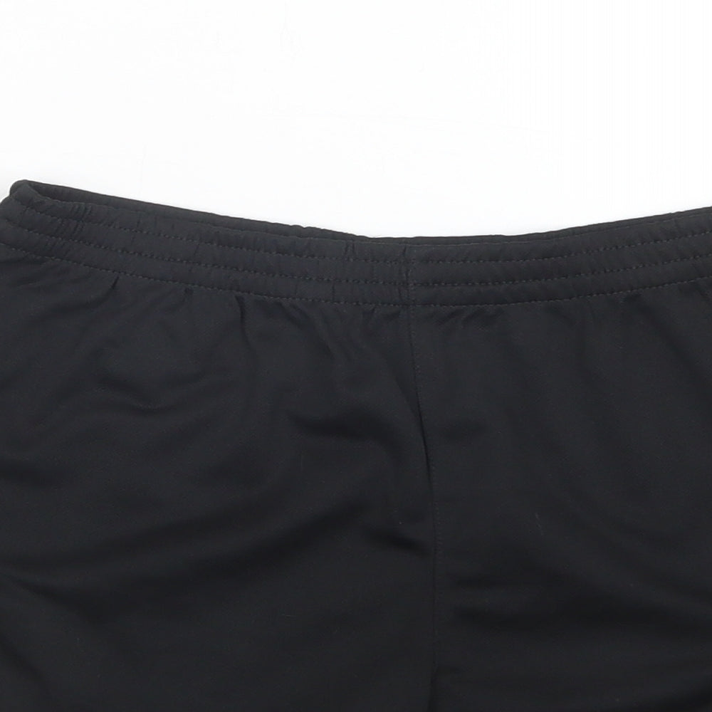 George Boys Black  Polyester Sweat Shorts Size 8-9 Years  Regular Drawstring - School Wear