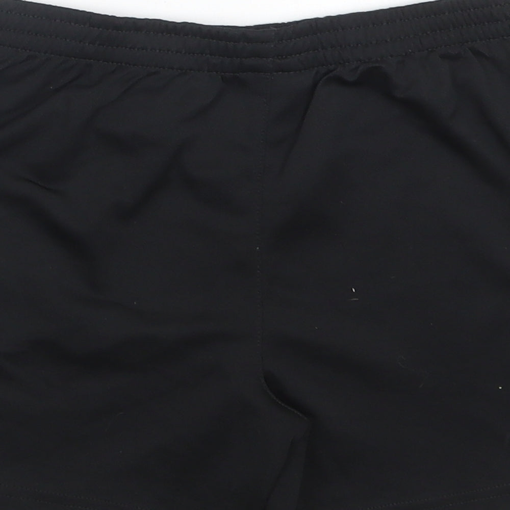 George Boys Black  Polyester Sweat Shorts Size 8-9 Years  Regular Drawstring - School Wear