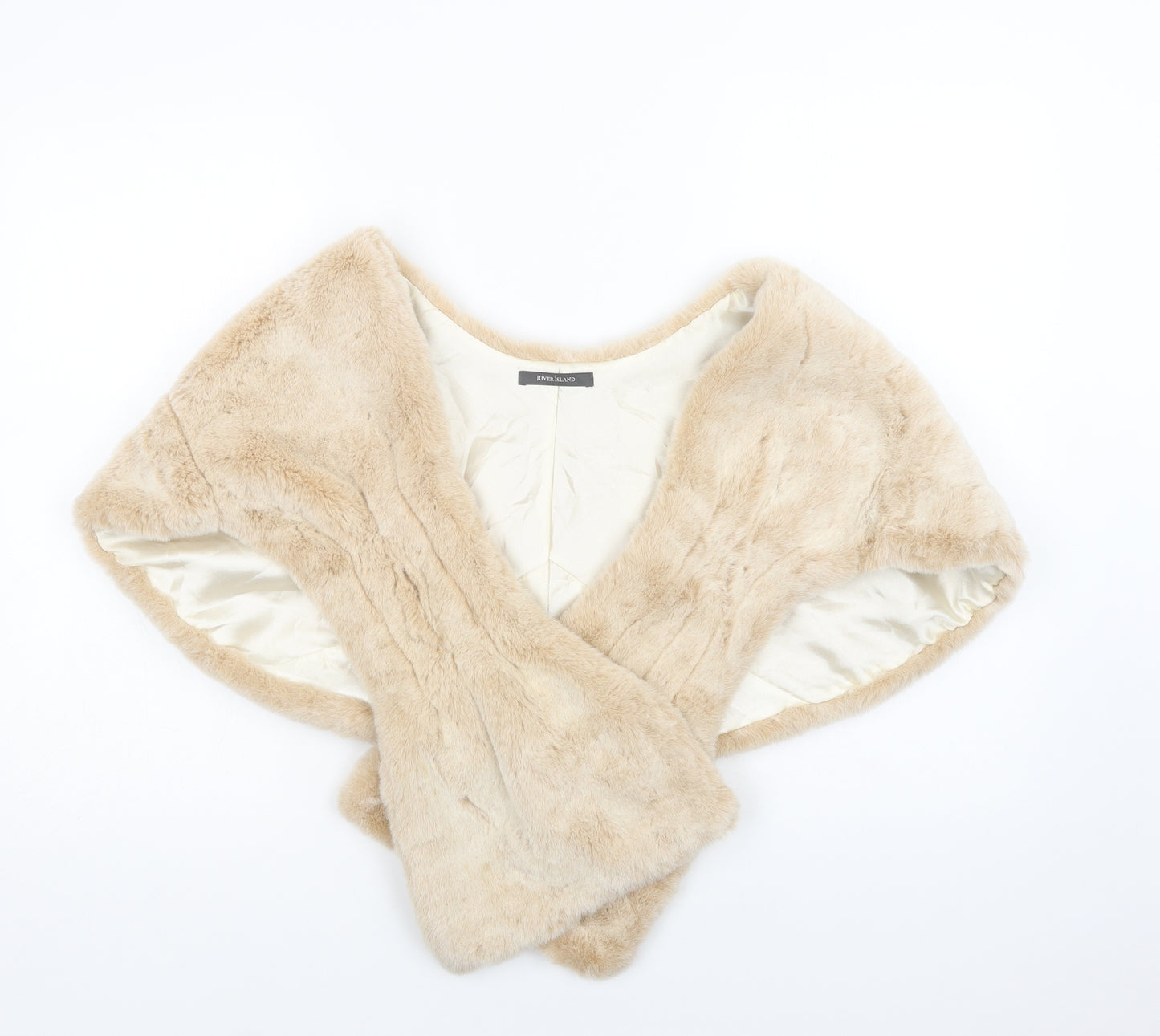River Island Womens Beige  Acetate  Scarf    - Stole