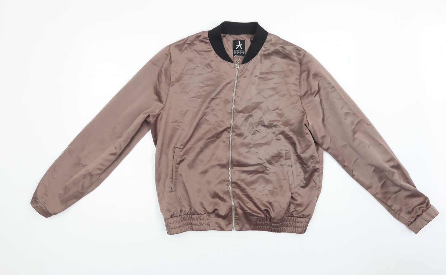 Primark Womens Brown   Bomber Jacket Jacket Size 18  Zip